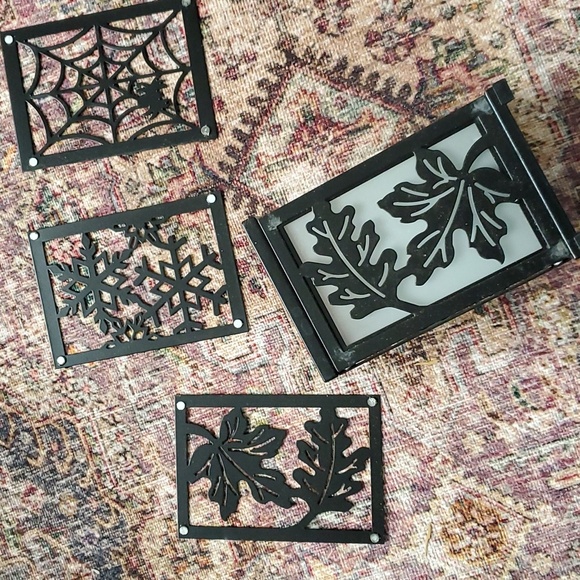 Partylite Change-O-Luminary Votive Candle Holder * Haloween Autumn * - Picture 7 of 7